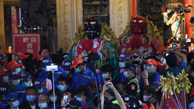 ▲大甲媽祖座前莊儀團。(圖/林調遜攝)