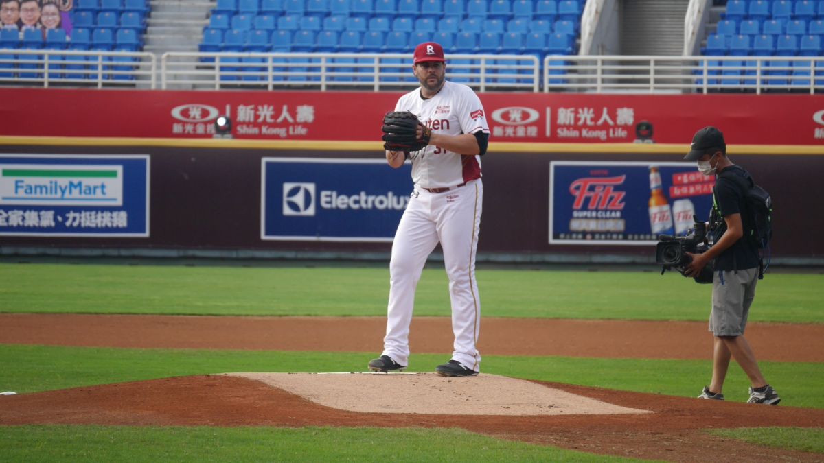 ▲樂天桃猿威拉諾。（圖／吳政紘攝）