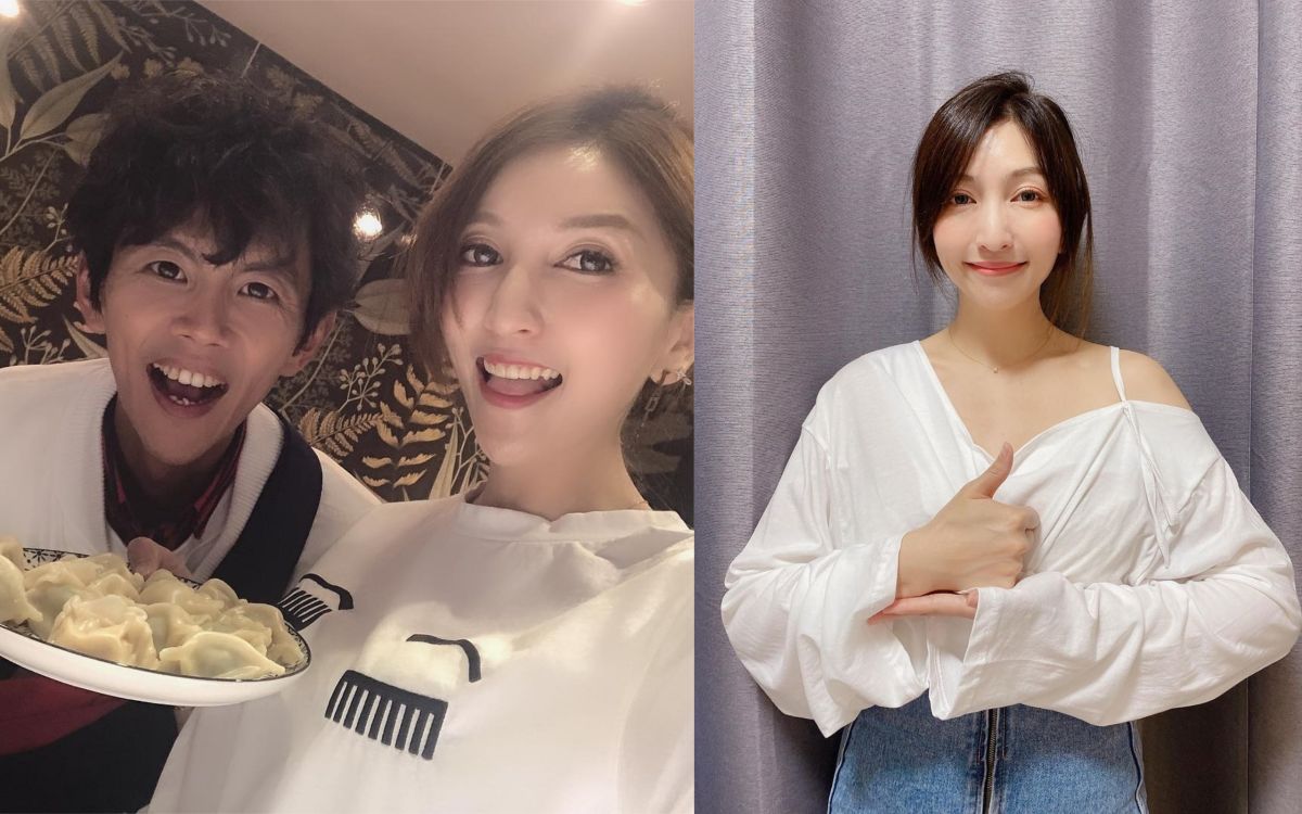 ▲Grace （右）的發文被質疑是在暗指去年老公阿翔（左圖左）的偷吃風波。（圖／ Grace IG） 