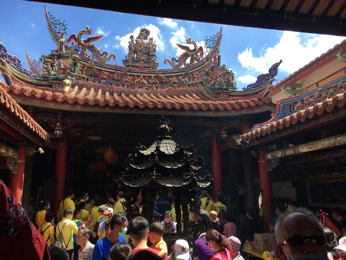 祝壽大典取消，改為信眾自由參拜。（圖／記者黃彥昇攝）