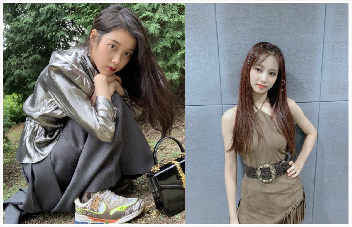 ▲有網友在 PTT 八卦版提到有關子瑜跟 IU 該怎麼選擇？貼文立刻引發熱議，眾人答案竟一面倒，並分享背後原因。（合成圖／翻攝自 TWICE 、 IU IG ）