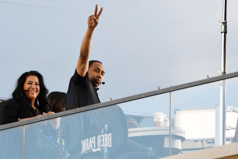 ▲《ESPN》籃球名嘴史密斯(Stephen A. Smith)意外被列入民主黨2028總統人選民調中。(圖/美聯社/達志影像)