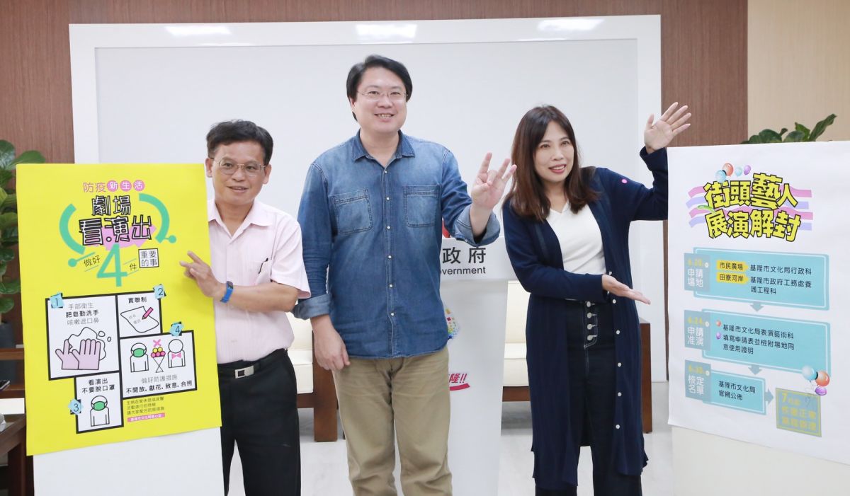 ▲基隆市文化局宣布，即日起開放場地借用、街頭藝人展演申請（圖／基隆市政府提供）