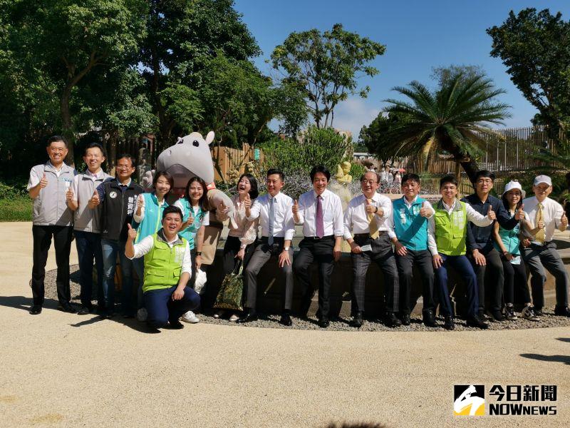 ▲副總統賴清德前往新竹動物園參觀，他說，動物園整修後，變得寬敞又新穎，逛起來輕鬆自在。(圖/記者金祐妤攝,109.6.16）