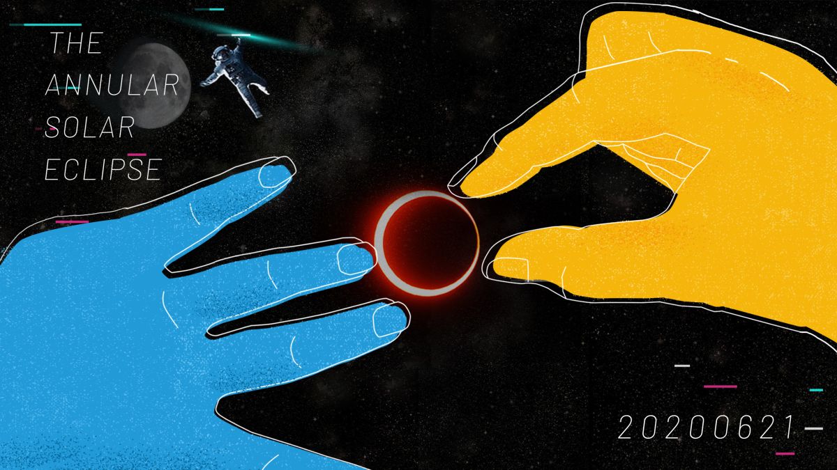 今年夏至「天狗食日」登場，最佳觀測日環食地點曝光。（圖／ NOWnews 節目中心）