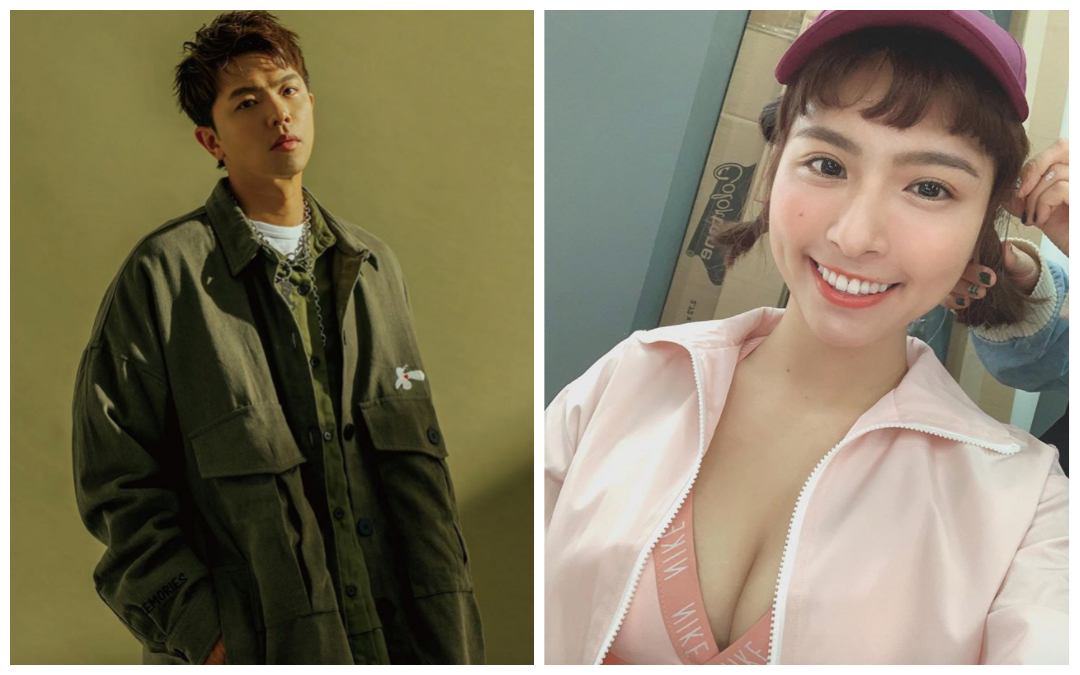 ▲黃鴻升（左圖）遭爆與峮峮戀愛中。（圖／翻攝小鬼IG、峮峮IG）