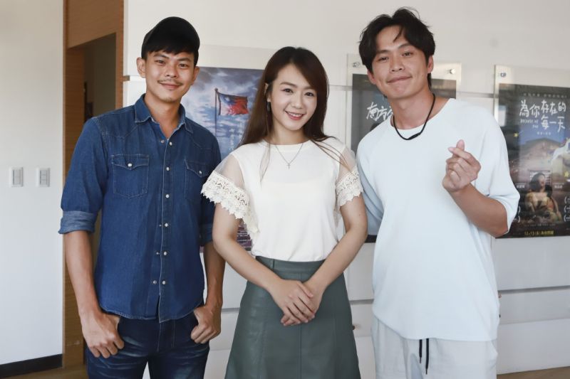 ▲演員孫綻(左起)、李又汝、黃鐙輝出席《無主之子》學術座談會。(圖