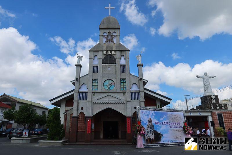 ▲埔心鄉羅厝天主堂1875年建創，迄今145年，被登錄為古蹟。（圖／記者陳雅芳攝，2020.06.17）