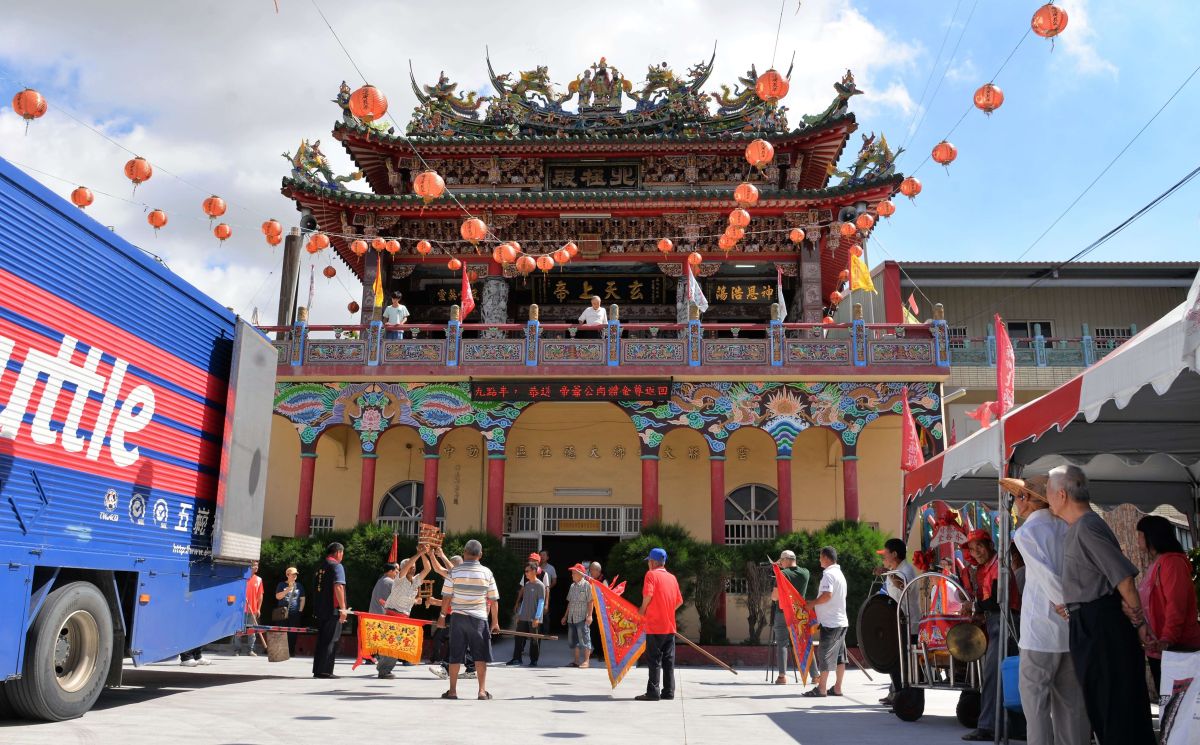 ▲大德村北極殿供奉「柯象金尊」是台灣現存最早、歷史最久的肉體金身。（圖／記者蘇榮泉攝，2020.06.17）