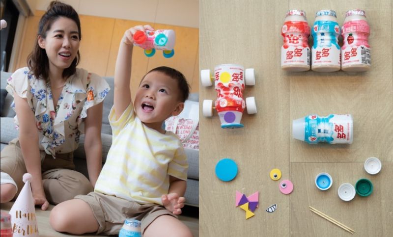▲親子DIY讓小孩們全心全意安靜半小時,玩具車完成後又滿場跑一起玩不停(圖/資料照片)