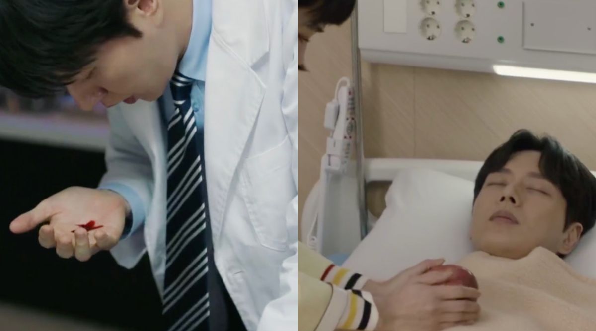 ▲朴海鎮劇中為了開發泡麵新口味，試吃到吐血送醫。（圖／LINE TV）
