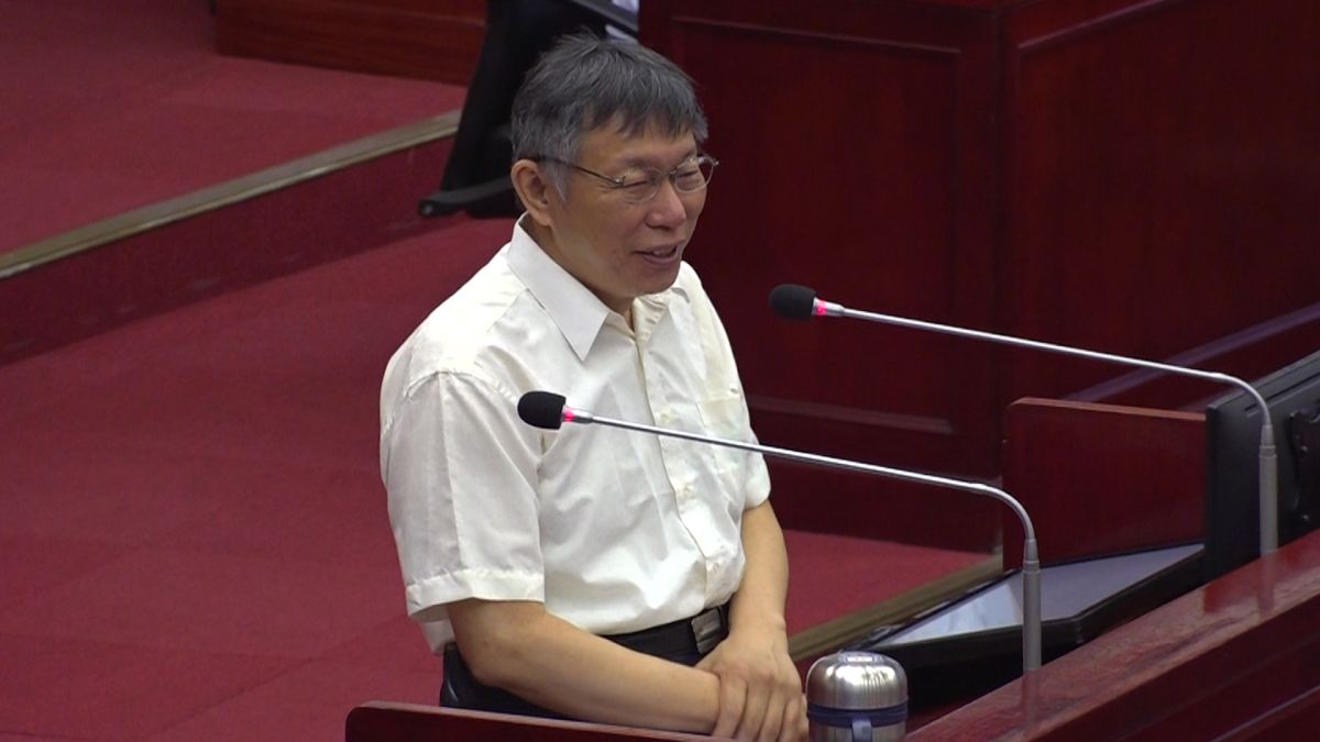 ▲台北市長柯文哲。（圖／記者朱永強攝,2020.6.19）