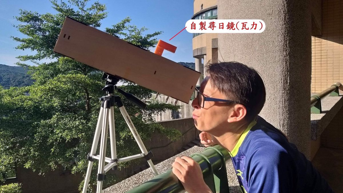 ▲武崙國中自製3D列印出來的尋日器-瓦力。（圖/基隆武崙國中提供）