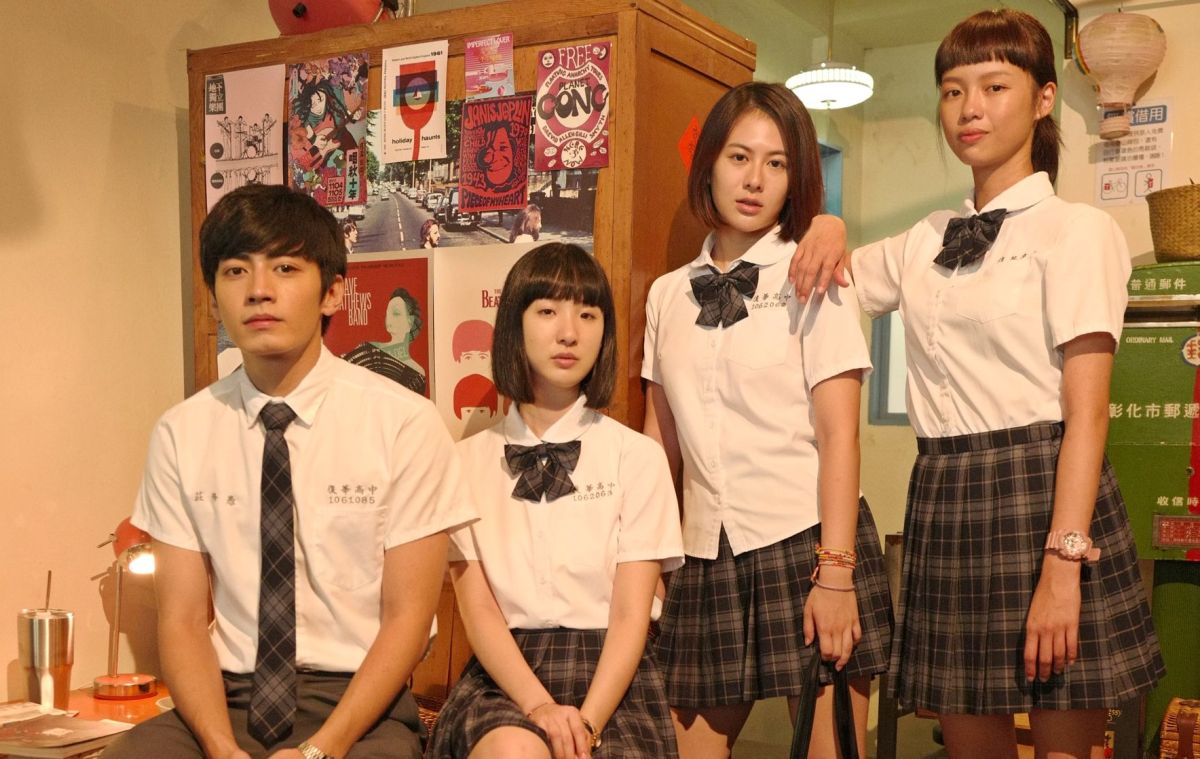 ▲（左起）宋柏緯、劉主平、姚亦晴、王渝屏演出《哈囉少女》。（圖／双喜）