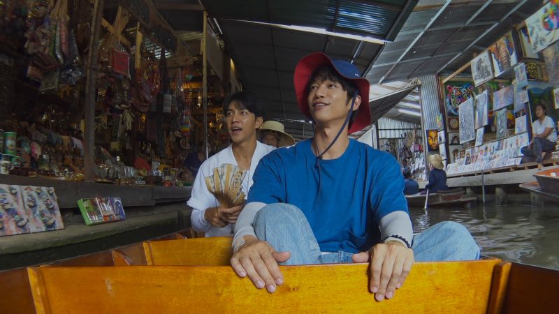 ▲▼李昇基(左)跟劉以豪一起旅遊。(圖/Netflix)
