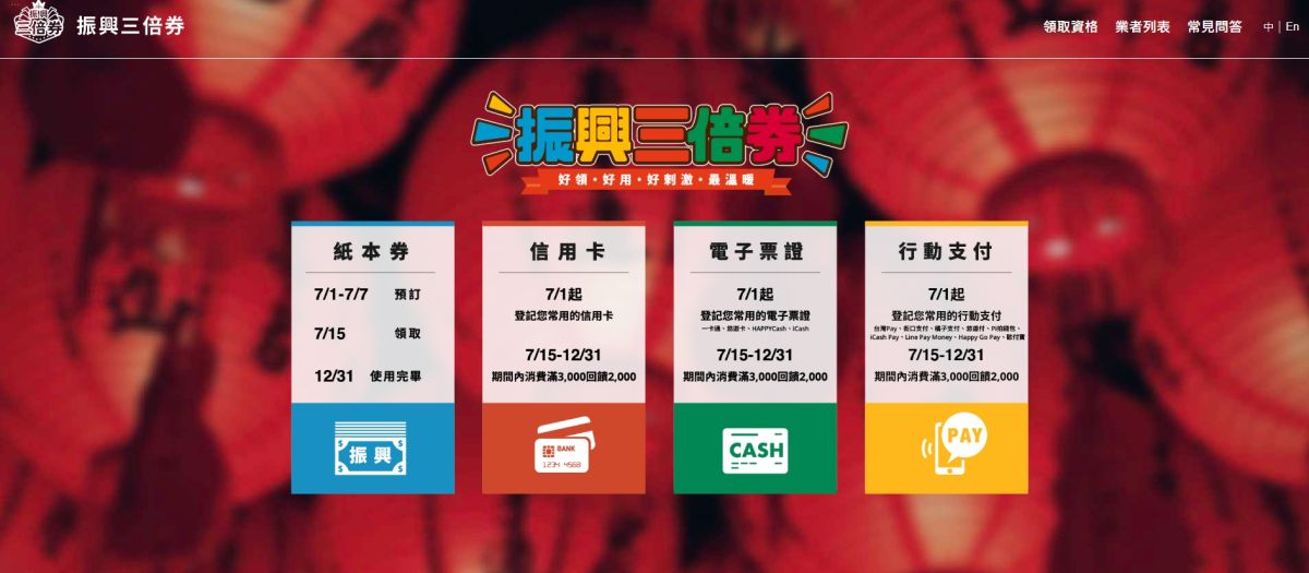 ▲振興三倍券領取和預訂方式。（圖／翻攝自振興三倍券官網）