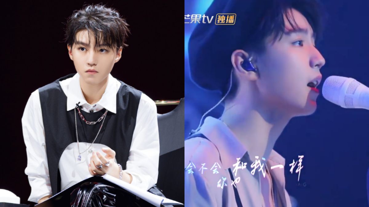 ▲王俊凱重新演繹《想見你想見你想見你》。（圖／我們的樂隊官方微博、芒果TV）