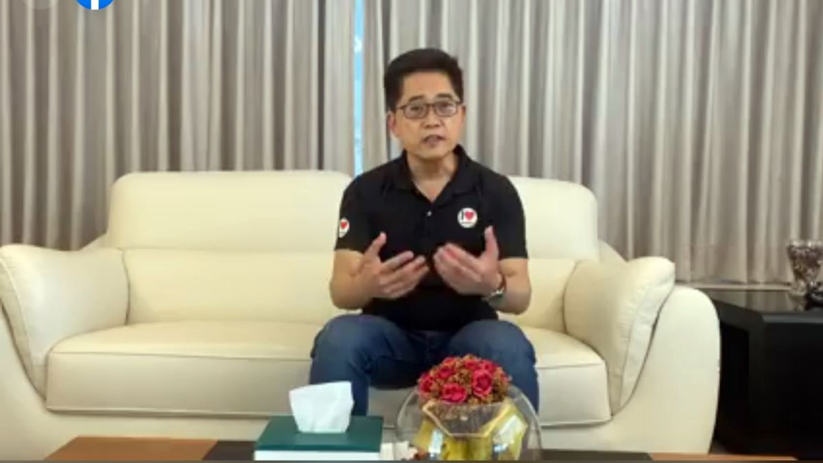 ▲前台東縣長黃健庭20日錄製影片，正式宣布他退出監察院副院長提名。（圖/翻攝黃健庭臉書）