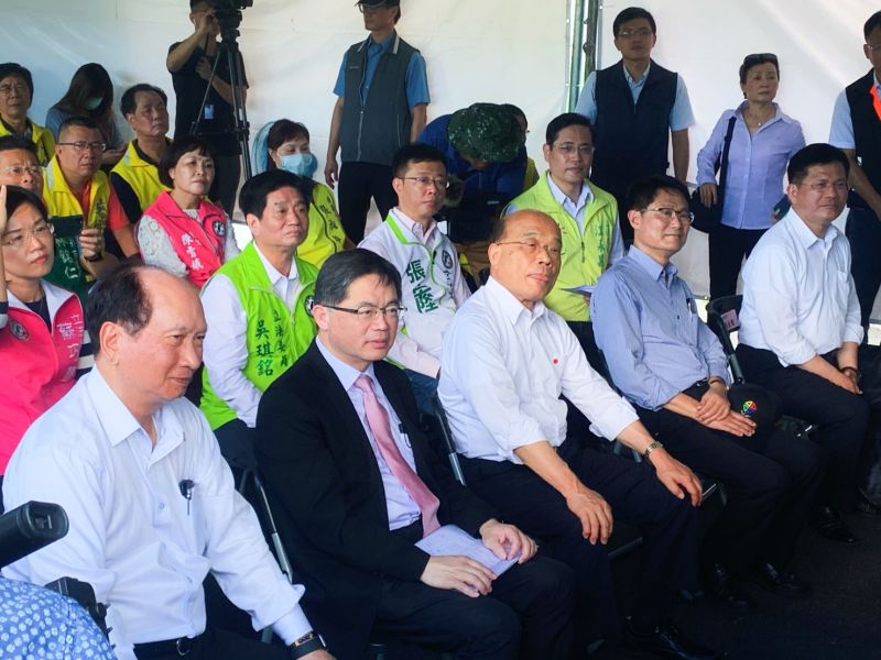 ▲行政院院長蘇貞昌今(22)宣布,國道三號增設北土城交流道,經歷了11年來被退件7次,終於宣布拍板定案。(圖/記者宋原彰攝,2020.06.22)