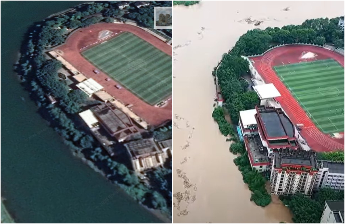 ▲重慶、貴州近日暴雨成災。（圖／翻攝自微博）