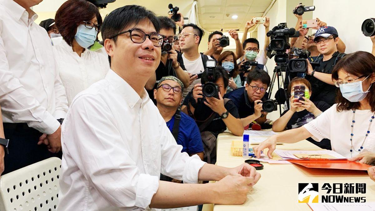 ▲民進黨高雄市長參選人陳其邁。  （ 圖／記者郭俊暉攝，2020.06.24）