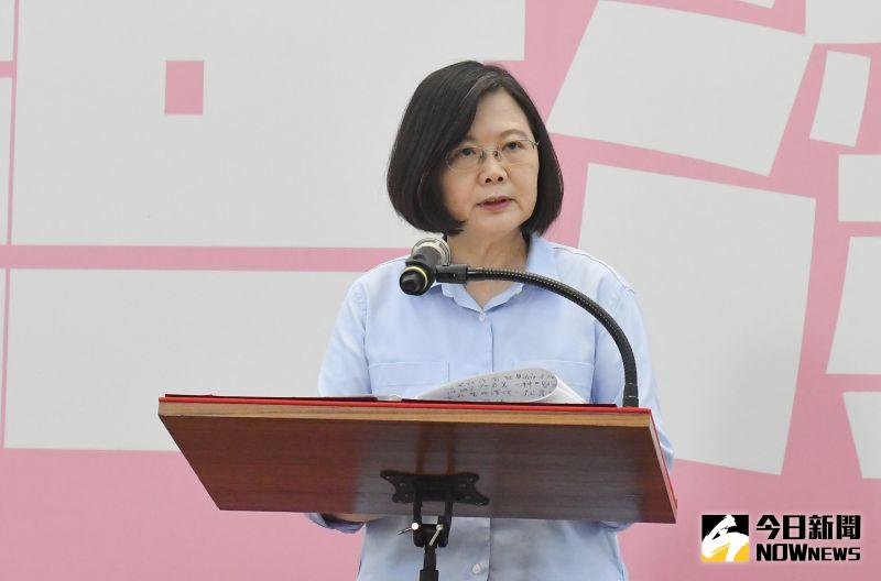 ▲總統蔡英文24日接受訪問時針對釣魚台被改名事件做出回應。(圖/記者葉政勳攝 , 2020.06.24)