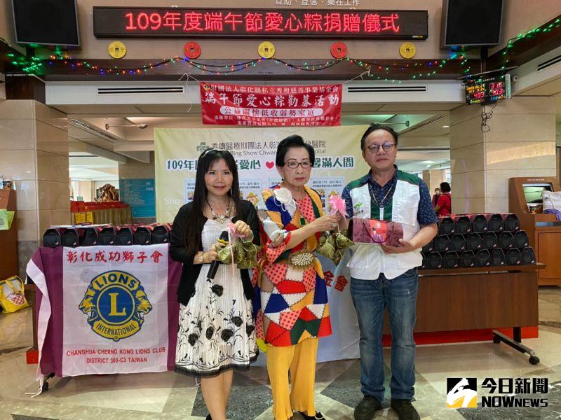 ▲彰化家扶中心主任王震光表示,連續13年參與秀和的愛心粽活動,各界人士的贊助一年比一年熱烈,十分感謝大眾愛心。(圖/記者陳雅芳攝,2020.06.24)