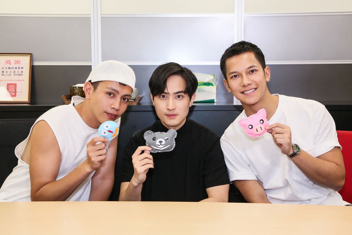 ▲鯰魚哥（左起）、勵政達、梁瀚名主演《女力報到最佳拍檔》。（圖 / TVBS提供）
