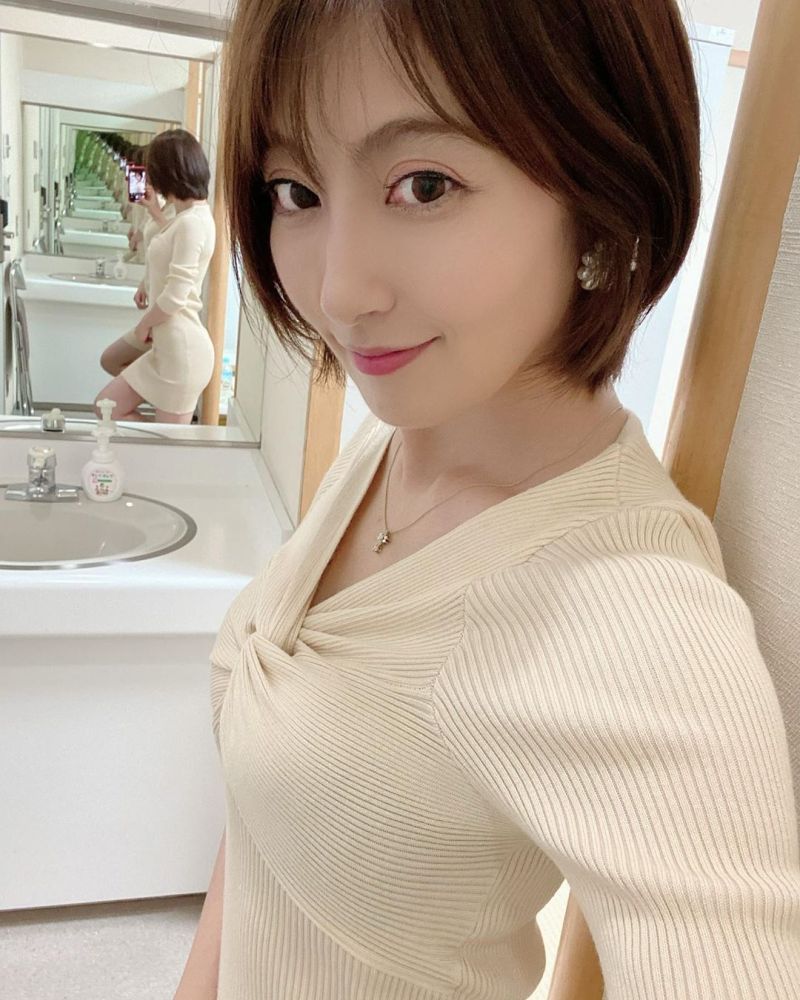 ▲鏡子反射熊田曜子的真實身材。(圖/熊田曜子iG)
