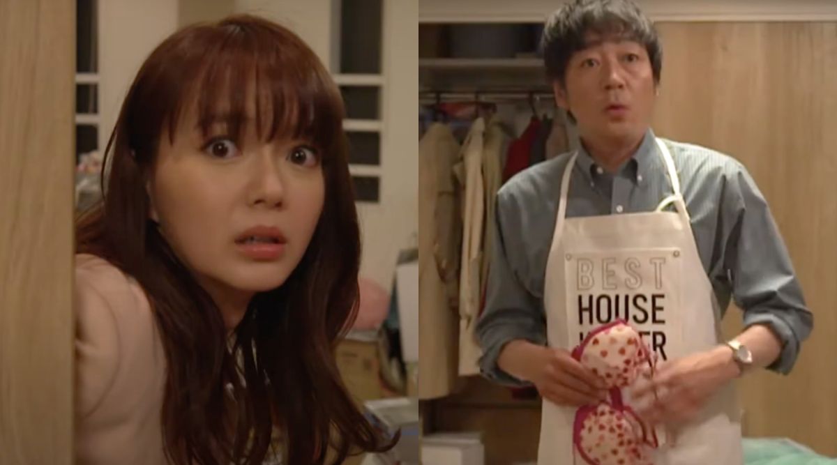 ▲劇中，多部未華子（左）撞見陌生大叔拿著自己胸罩，嚇到尖叫。（圖／KKTV）