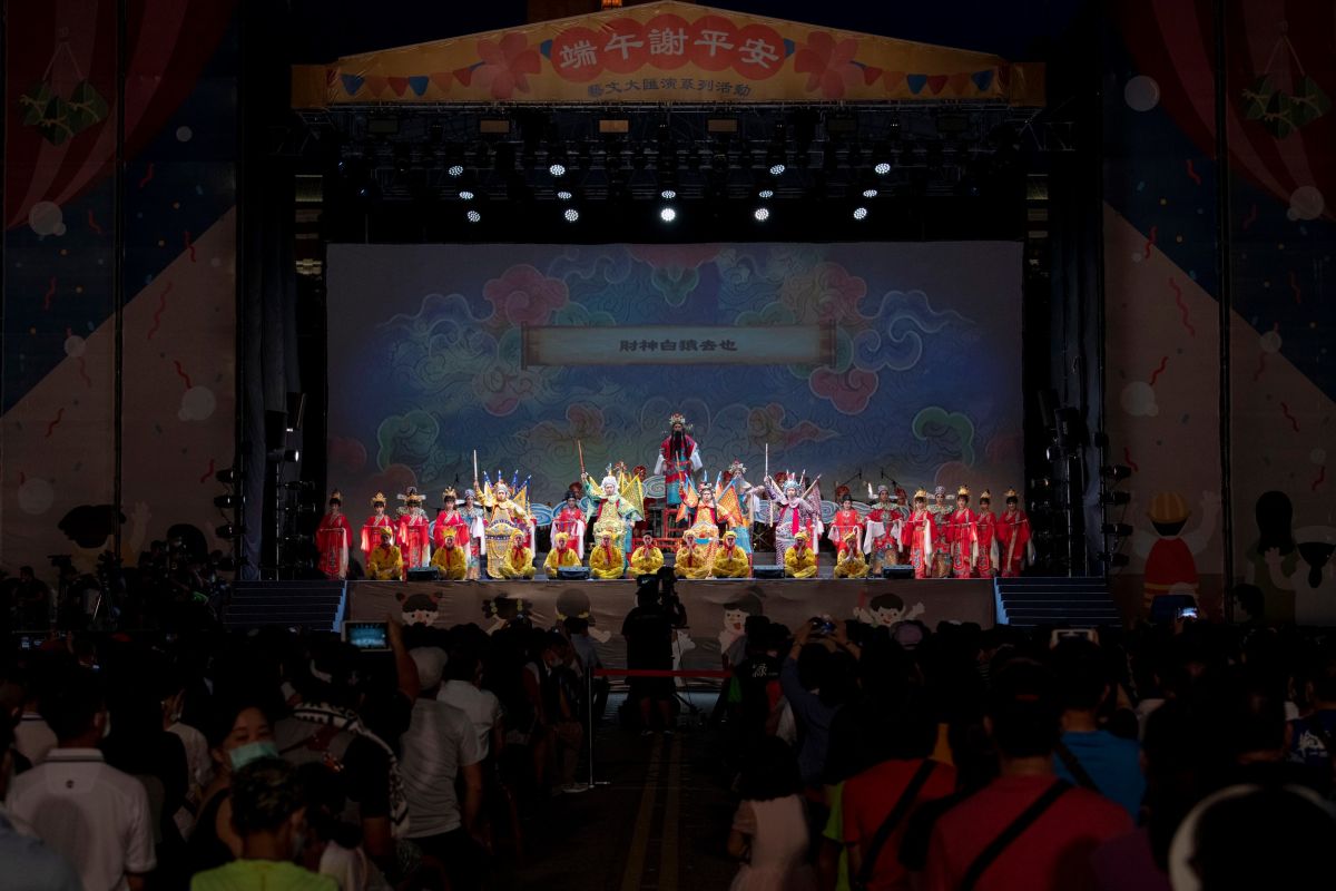 ▲文化總會和總統府今（25）晚在凱道舉辦「端午謝平安，藝文大匯演」系列活動《再會吧北投》端午限定版音樂會。（圖／文化總會提供）