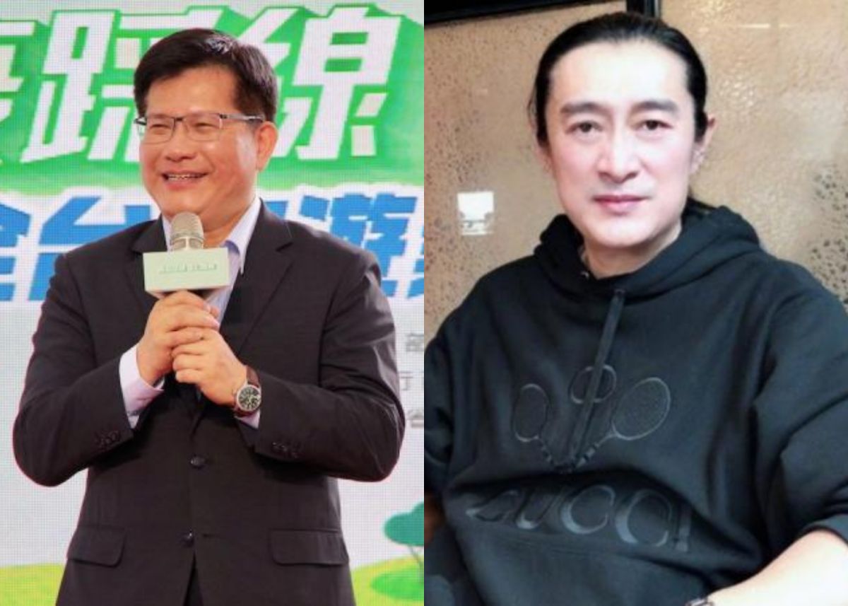 ▲黃安（右）發文痛斥林佳龍（左）。（圖／陳致宇攝、黃安微博） 