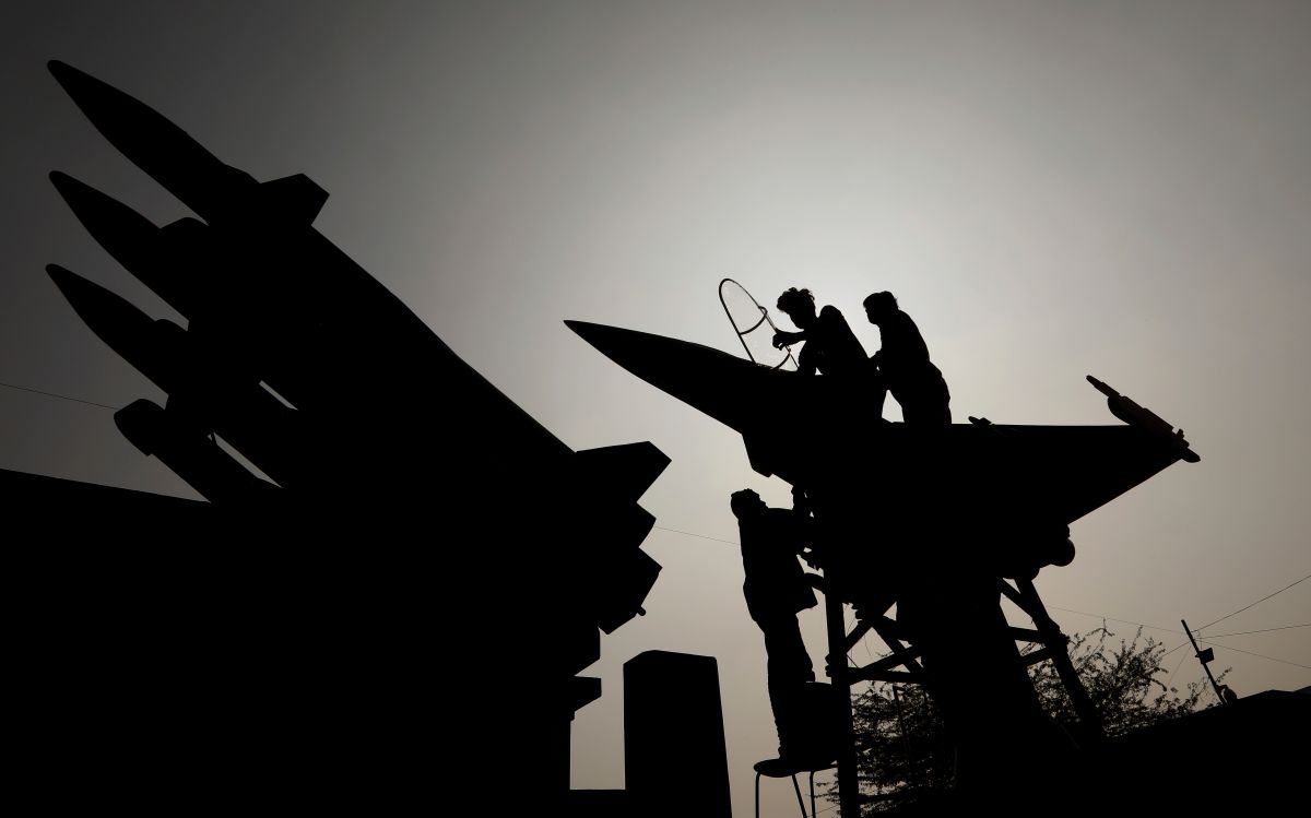 ▲印度當局派出大批軍力赴中印衝突邊境駐守，展現強大的軍事實力。（圖／美聯社／達志影像）