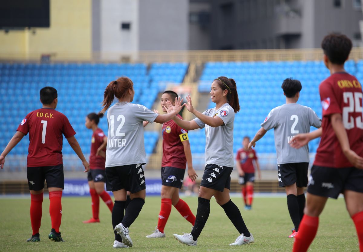 ▲桃園國際丁旗連進兩球助球隊獲勝。（圖／木蘭聯賽提供）