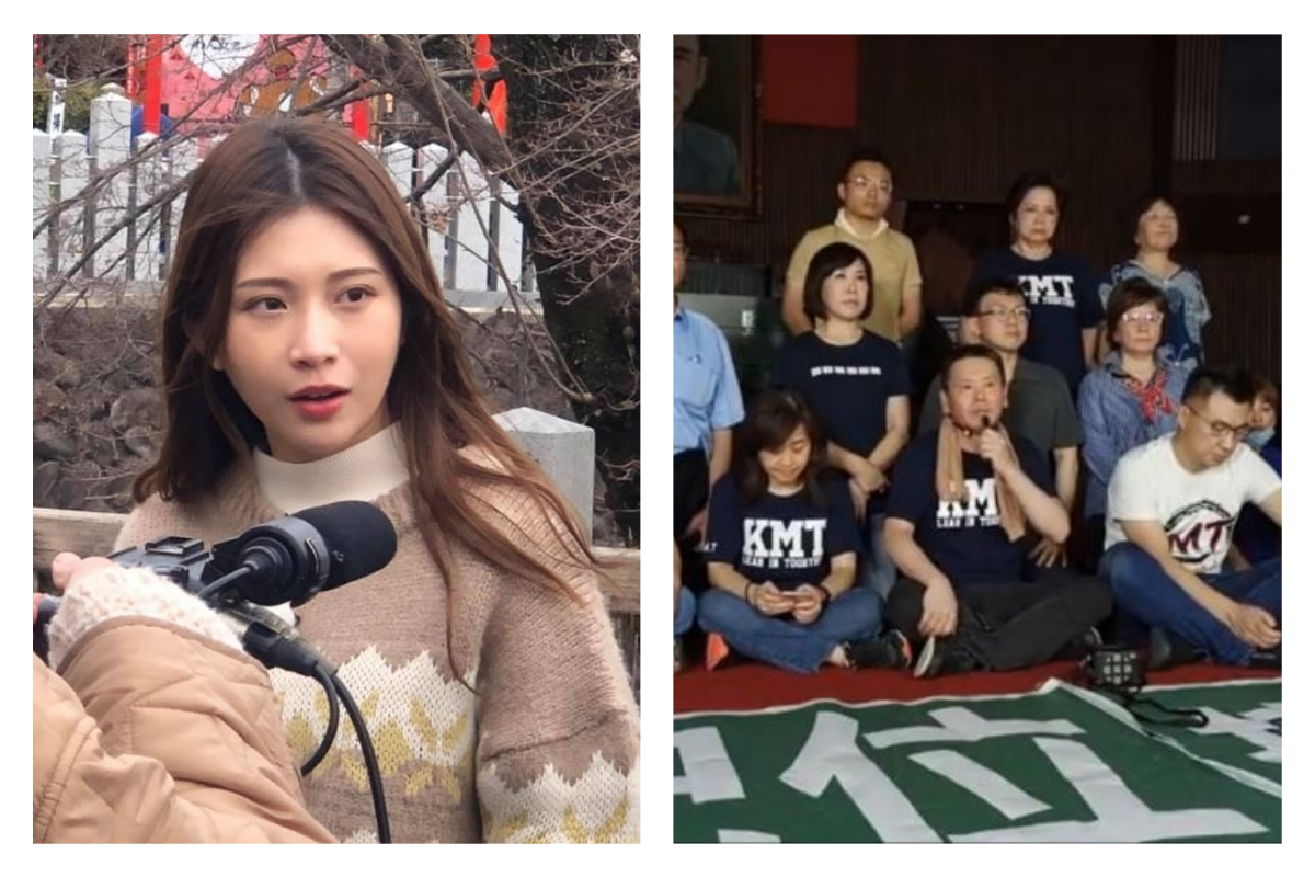 ▲藍委佔立院！雞排妹 28 字狂譏。（圖／翻攝自雞排妹和國民黨立院黨團臉書）