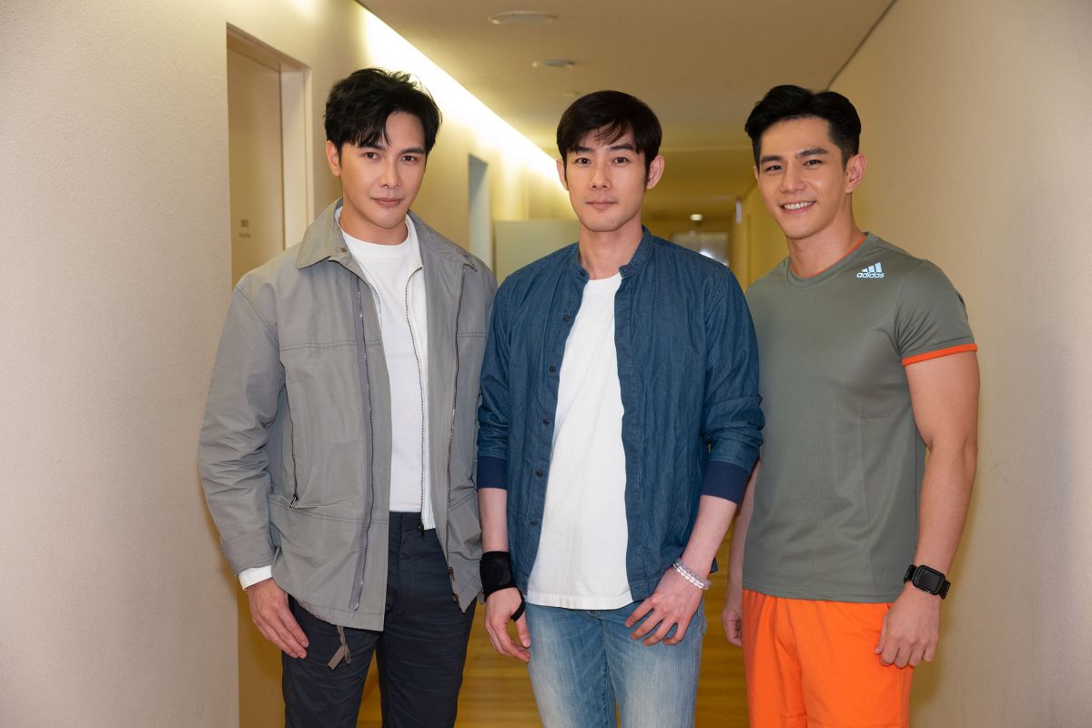 ▲謝佳見（左起）、施易男、祖雄參與線上直播音樂會。（圖／時大音樂提供）