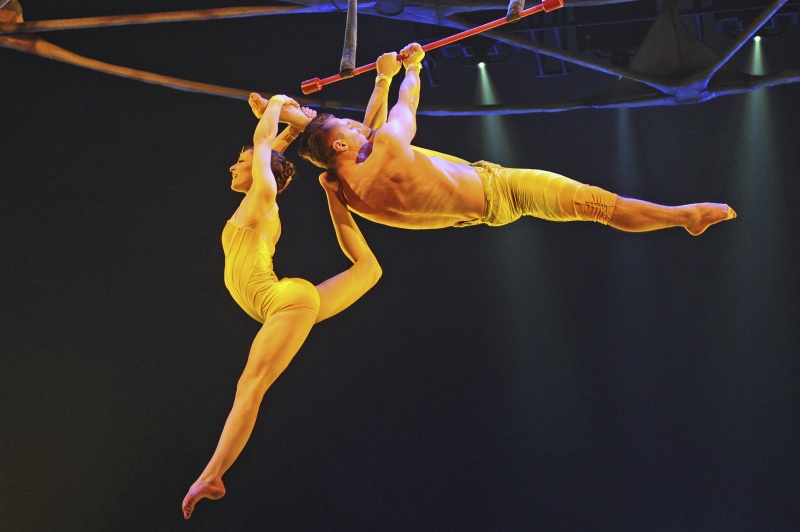 ▲太陽馬戲團今年 2 月於德國慕尼黑排演。（圖／美聯社／達志影像）
