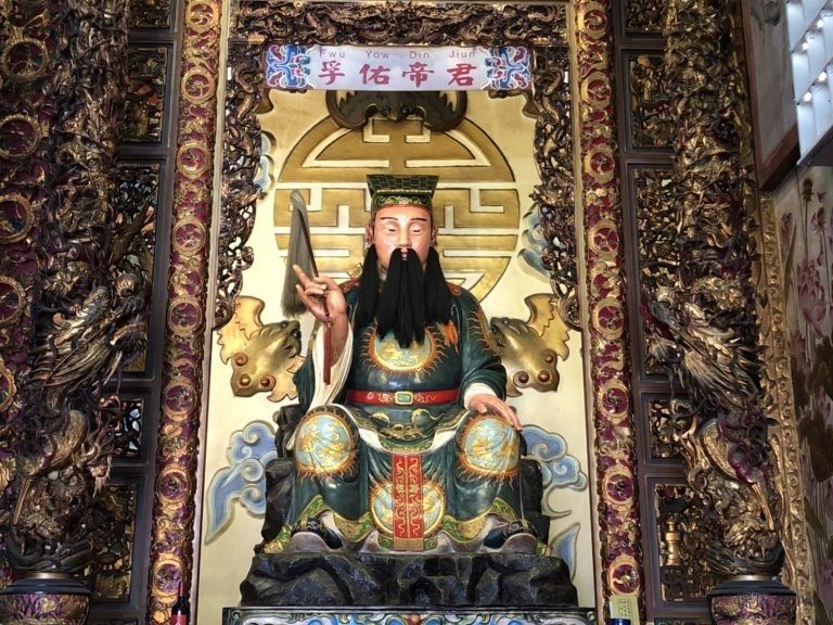 ▲孚佑帝君呂洞賓名列「五文昌」。(圖/記者連宜方攝)