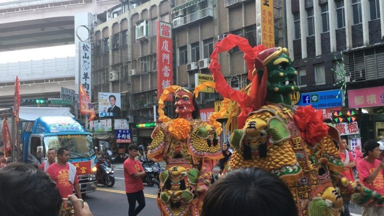 ▲千里眼與順風耳是媽祖的左右護法。(圖/記者黃彥昇攝)