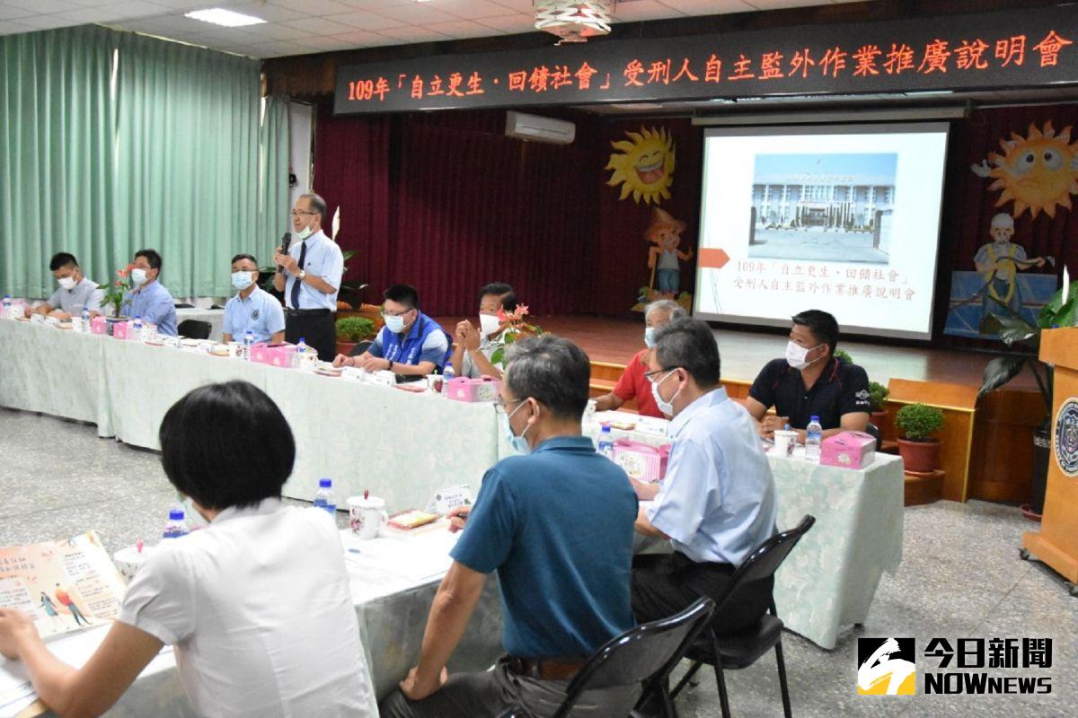 ▲雲林監獄典獄長林憲銘致詞。（圖／記者洪佳伶攝,2020.06.30）