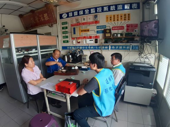 ▲陳介生拜會晉鼎保全股份有限公司,期建立就業合作機制。(圖/記者葉靜美攝)