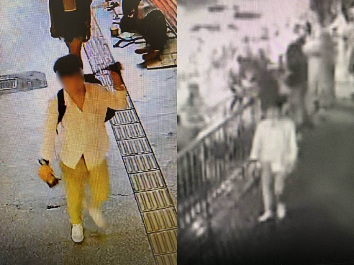 ▲27日晚間在中壢火車站強吻小女童的人，居然是一名女性外籍移工。中壢警方循線在苗栗找到她，並將她依強制罪、性騷擾防治法移送地檢署偵辦。（圖／民眾提供）