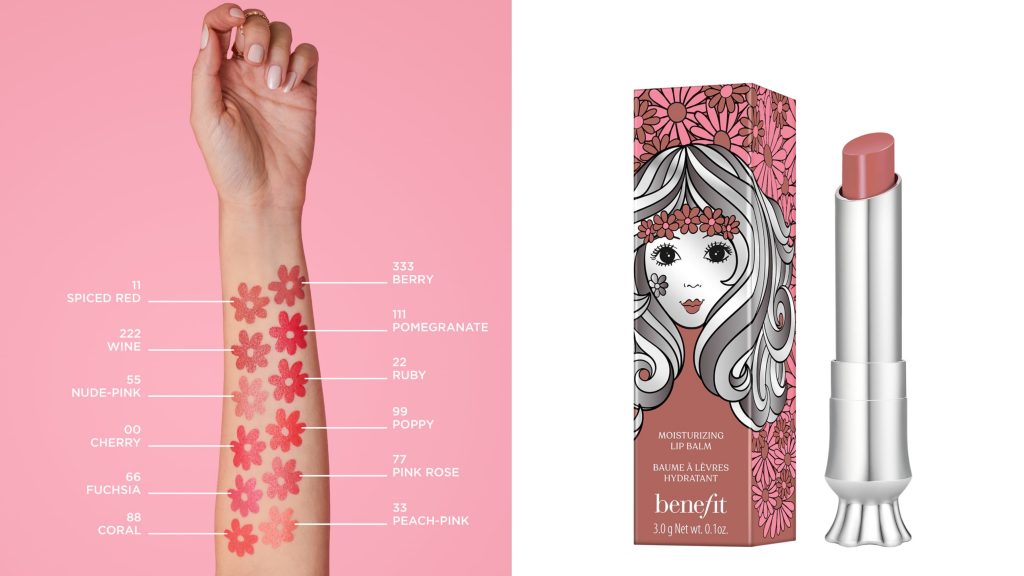 ▲benefit 熱吻加州水唇膏 3g NT$800 ＃55 NUDE PINK。（圖／benefit）