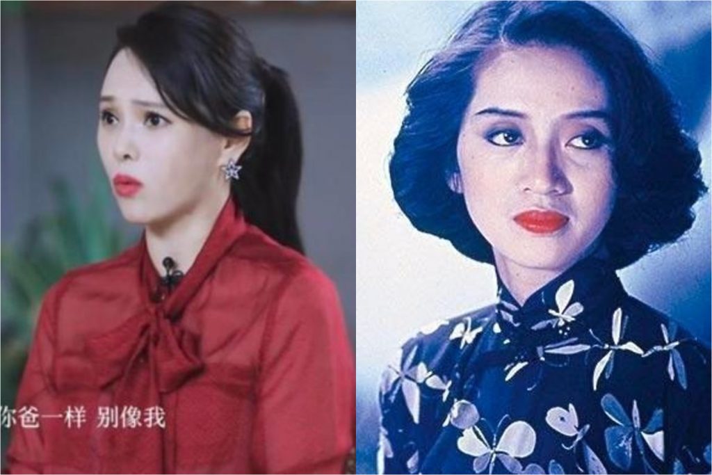 ▲伊能靜在節目談論梅艷芳，被網友攻擊。（圖／取自《定義》截圖畫面、電影《胭脂扣》劇照）