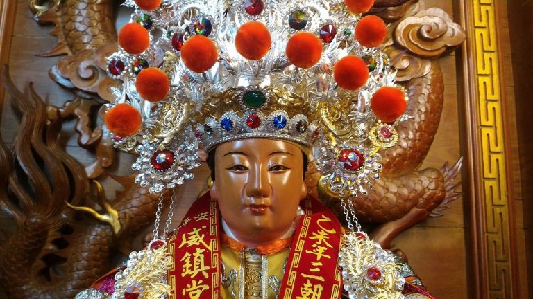 臺南聖恩佛祖會順天聖母金身。（圖／WIKI共享資源，施冠鴻攝）