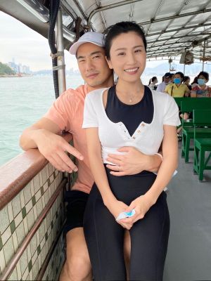 ▲林芊妤與丈夫甜蜜合影。(圖/林芊妤臉書) ▲林芊妤與丈夫甜蜜合影。(圖/林芊妤臉書)