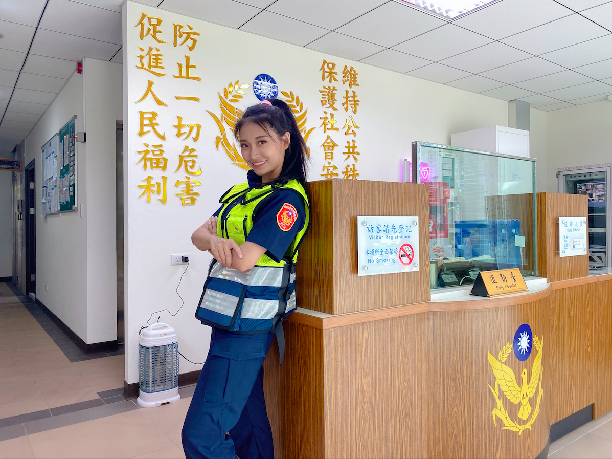 ▲祈錦鈅拍攝反毒影片。（圖／固力狗娛樂提供）