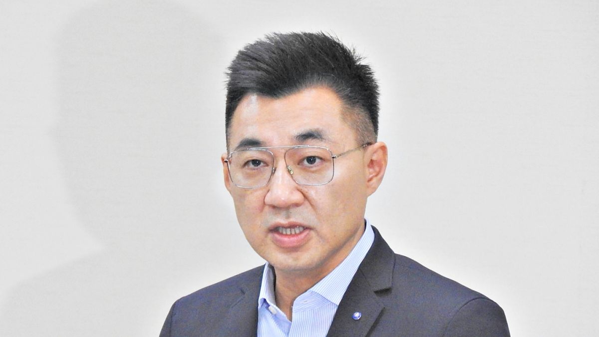 ▲國民黨主席江啟臣表示，「機構可以廢，但監察、考試權不能廢」，未來修憲可能改走「兩院制」。( 圖 / 記者陳弘志攝 )