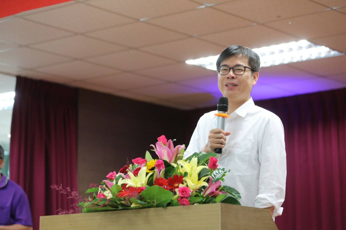 ▲對於「港區國安法」，民進黨高雄市長候選人陳其邁表示，證明一國兩制是騙局一場」。(圖／陳其邁競辦提供)