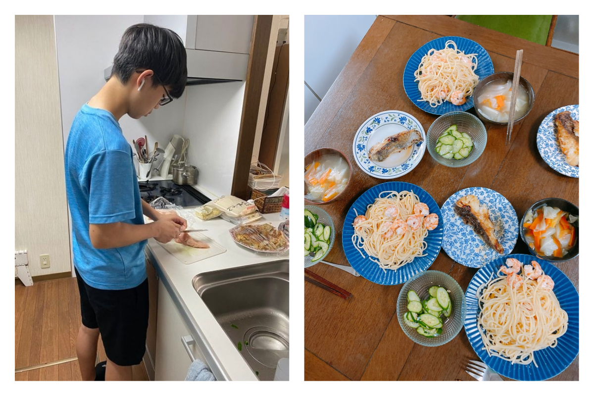 ▲日本一位網友以零用錢當作誘因，讓國三兒子每天下廚做晚餐，引發熱議。（圖／翻攝自@miramania56的推特）